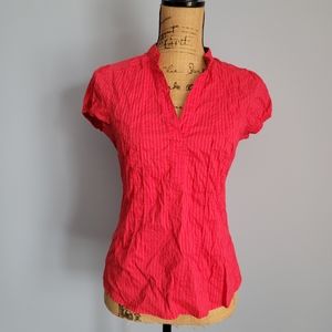 H&M Red Vneck Top